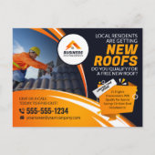 Professionele Dakconstructie Goot Shingles Briefkaart (Voorkant)