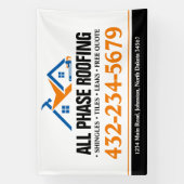 Professionele Dakdekkers Buitenbedrijf Spandoek (Verticaal)