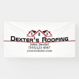 Professionele dakpannen spandoek