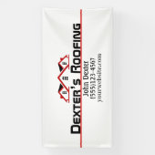 Professionele dakpannen spandoek (Verticaal)