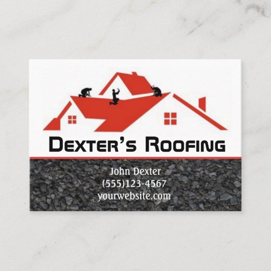 Professionele dakpannen visitekaartje (Voorkant)