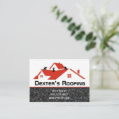 Professionele dakpannen visitekaartje (Staand voorkant)