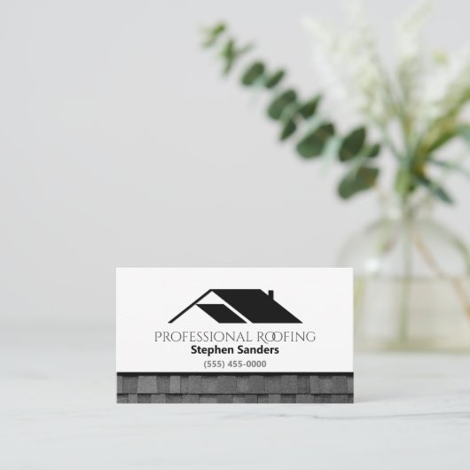 Professionele dakpannen visitekaartje (Staand voorkant)
