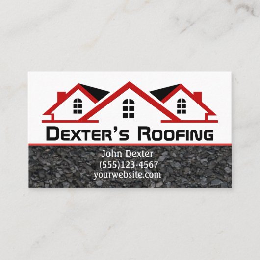 Professionele dakpannen visitekaartje (Voorkant)