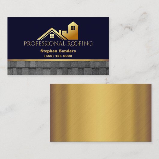 Professionele dakpannen visitekaartje (Voorkant / Achterkant)