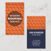 Professionele dakreserveringsservice voor dakconst visitekaartje (Voorkant / Achterkant)