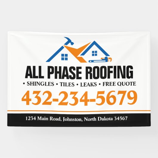 Professionele Dakservice Spandoek (Horizontaal)