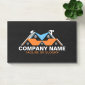 Professionele Dakverbouwing Oranje Blauwe Huis Post-it® Notes (Kantoor)