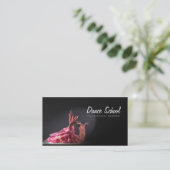 Professionele danseres Studio Dance-schoolkaart Visitekaartje (Staand voorkant)