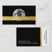 Professionele Dansinstructeur, Lessen, Studio Visitekaartje (Voorkant / Achterkant)