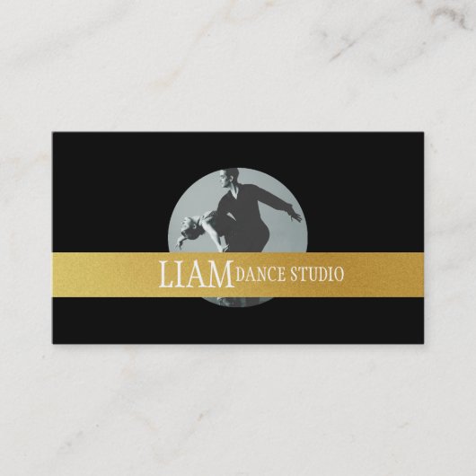 Professionele Dansinstructeur, Lessen, Studio Visitekaartje (Voorkant)