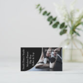 Professionele dansstudio instructeur Sjabloon Visitekaartje (Staand voorkant)