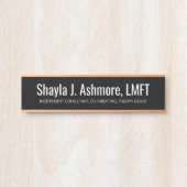 Professionele deur naamplaat (Voorkant)