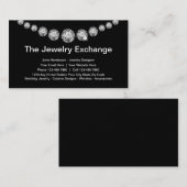 Professionele diamantjuwelen Visitekaartjes (Voorkant / Achterkant)