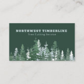 Professionele dienst voor het snoeien van bomen visitekaartje (Voorkant)