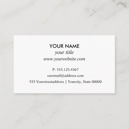 Professionele diensten voor het reinigen van zwemb visitekaartje (Achterkant)