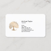 professionele dienstverlening aan de landschapsstr visitekaartje (Achterkant)