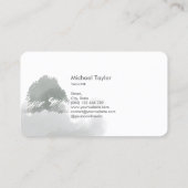 professionele dienstverlening aan de landschapsstr visitekaartje (Achterkant)