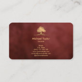 professionele dienstverlening aan de landschapsstr visitekaartje (Achterkant)