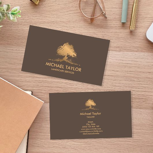 professionele dienstverlening aan de landschapsstr visitekaartje