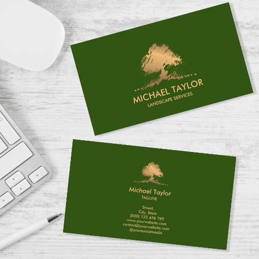 professionele dienstverlening aan de landschapsstr visitekaartje