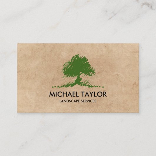 professionele dienstverlening aan de landschapsstr visitekaartje (Voorkant)