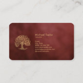 professionele dienstverlening aan de landschapsstr visitekaartje (Achterkant)