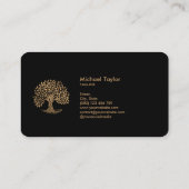 professionele dienstverlening aan de landschapsstr visitekaartje (Achterkant)