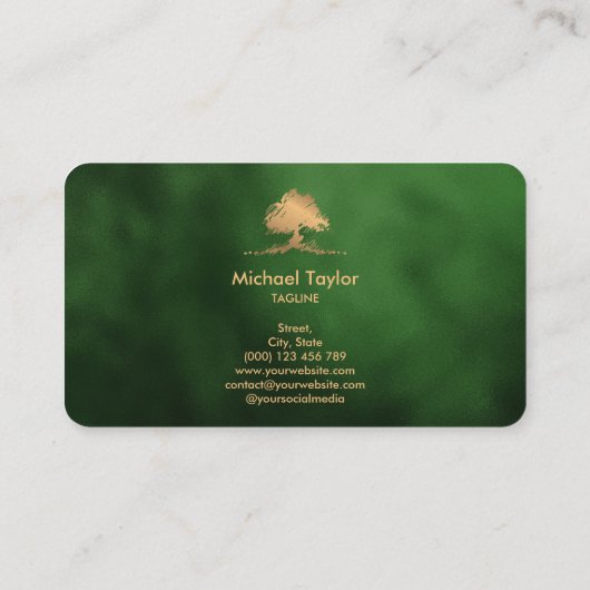 professionele dienstverlening aan de landschapsstr visitekaartje (Achterkant)