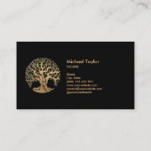 professionele dienstverlening aan de landschapsstr visitekaartje (Achterkant)