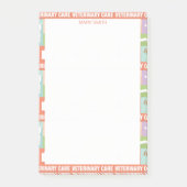 Professionele dierenarts ・ Aangepast Post-it® Notes (Voorkant)