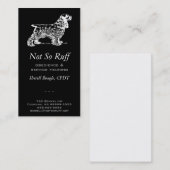 Professionele Dierenverzorging Honden Silhouet Visitekaartje (Voorkant / Achterkant)