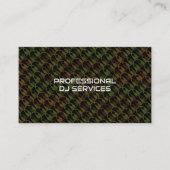 Professionele Disc Jockey DJ Music Mixer DJ Party Visitekaartje (Voorkant)