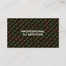 Professionele Disc Jockey DJ Music Mixer DJ Party Visitekaartje