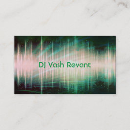 Professionele DJ Audio Sound Waves Visitekaartje