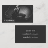 Professionele DJ-hoofdtelefoons Visitekaartje (Voorkant / Achterkant)