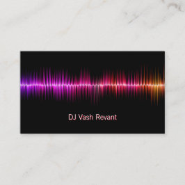 Professionele DJ Sound Waves Visitekaartje
