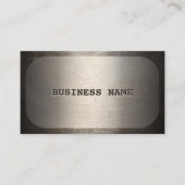 Professionele Dog Label Faux Metallic (Voorkant)