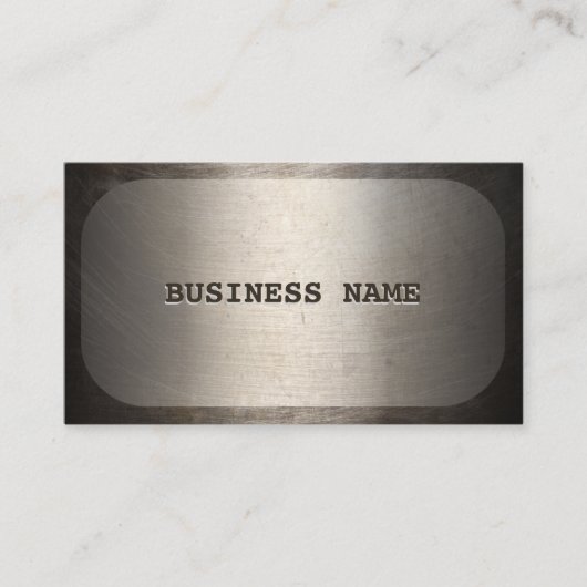 Professionele Dog Label Faux Metallic (Voorkant)