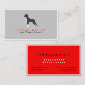 Professionele Dog Visitekaartje (Voorkant / Achterkant)