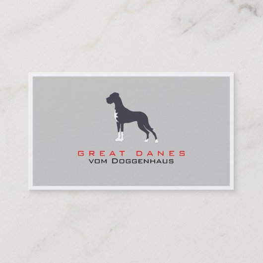 Professionele Dog Visitekaartje (Voorkant)