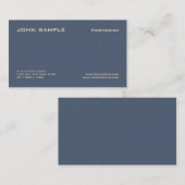 Professionele Donkerblauwe Premium Pearl Finish Mo Visitekaartje (Voorkant / Achterkant)