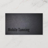 Professionele donkere mobiele looistation visitekaartje (Voorkant)