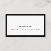 Professionele doos visitekaartje (Achterkant)