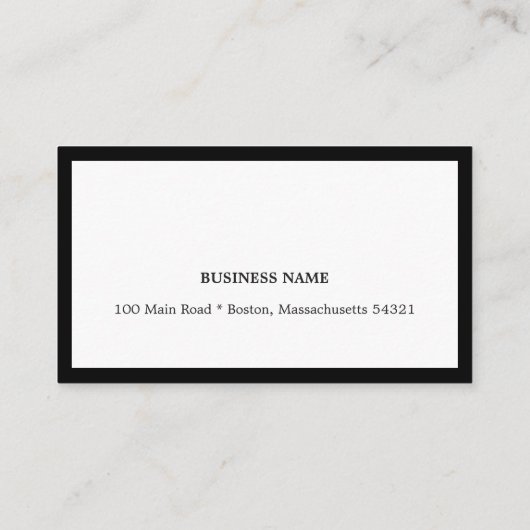 Professionele doos visitekaartje (Achterkant)