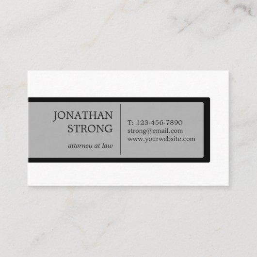 Professionele doos visitekaartje (Voorkant)