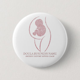 Professionele Doula en Zwangerschapsverpleegster G Ronde Button 5,7 Cm