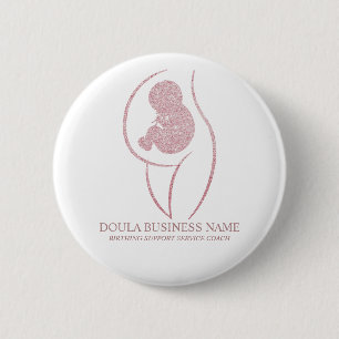 Professionele Doula en Zwangerschapsverpleegster G Ronde Button 5,7 Cm