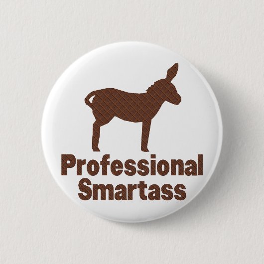 Professionele draagtas ronde button 5,7 cm (Voorkant)