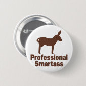 Professionele draagtas ronde button 5,7 cm (Voorkant /achterkant)